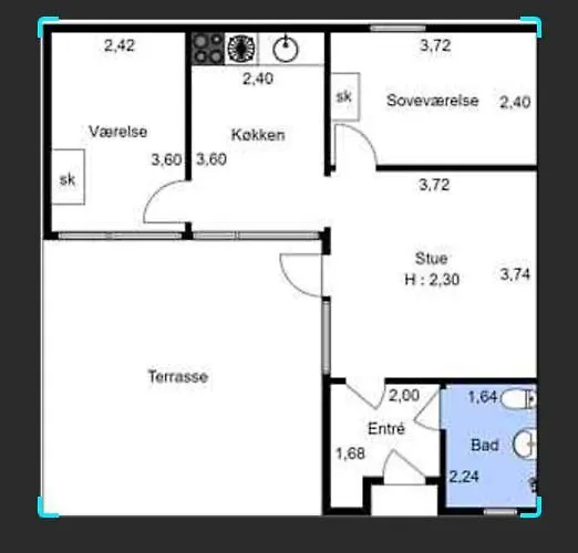 Apartmán Lovely In For 6 Guests *